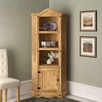 Second hand pine display shop cabinet